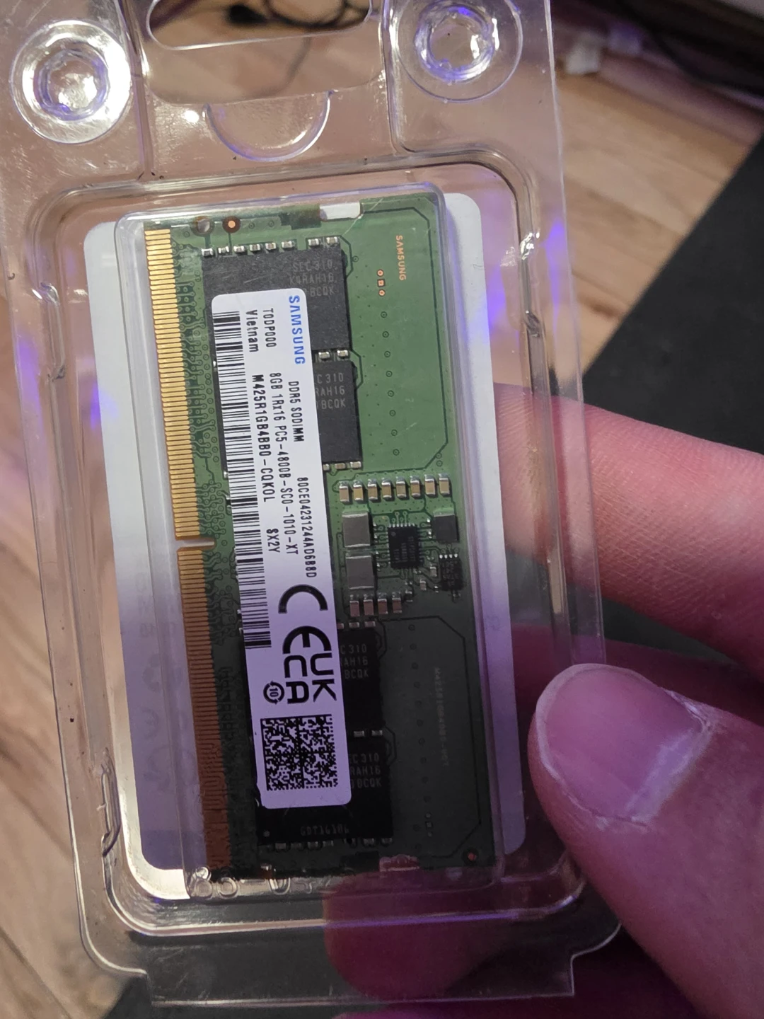 Samsung 8GB DDR5 SODIMM RAM 4800MHz