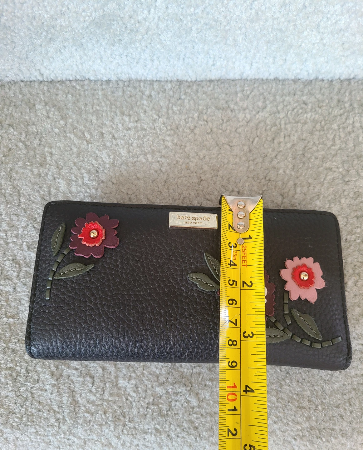 Kate Spade Black Floral Wallet - photo 2