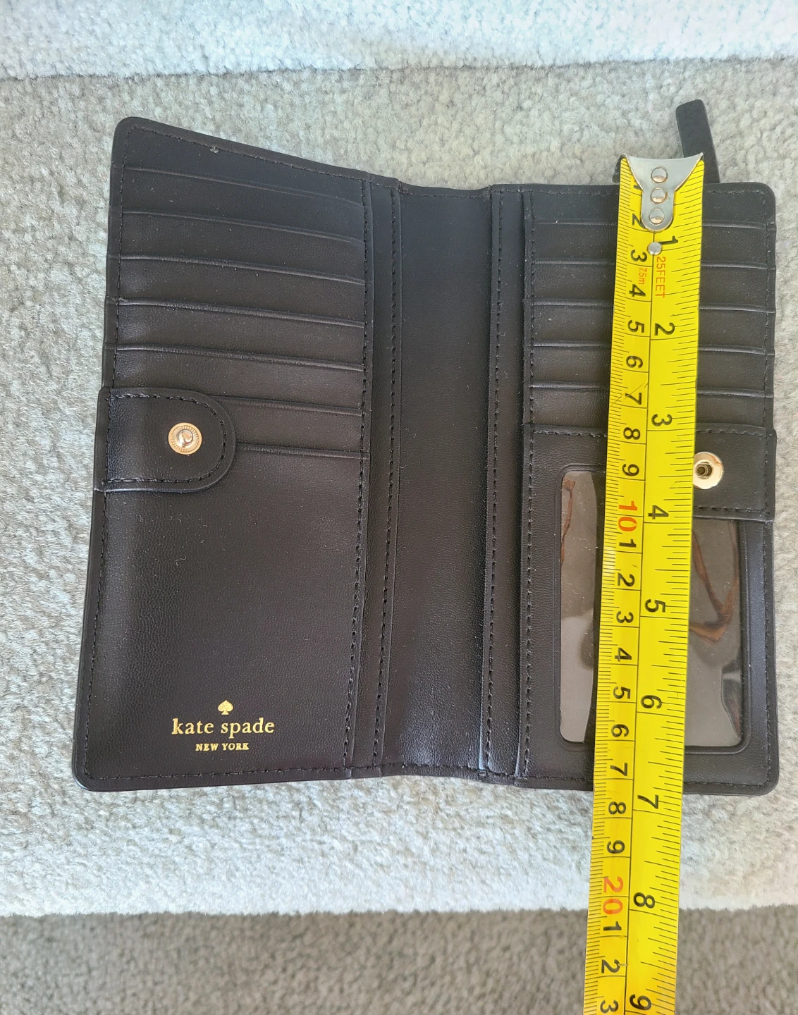 Kate Spade Black Floral Wallet - photo 4