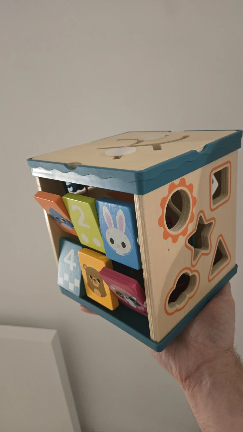 Wooden Activity Cube Toy - photo 3