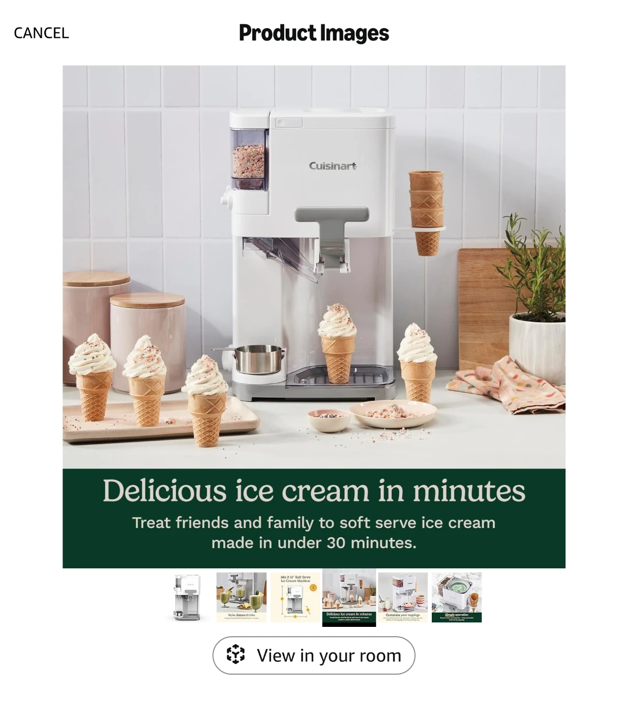 Cuisinart Mix It In Soft Serve Ice Cream Machine - photo 4