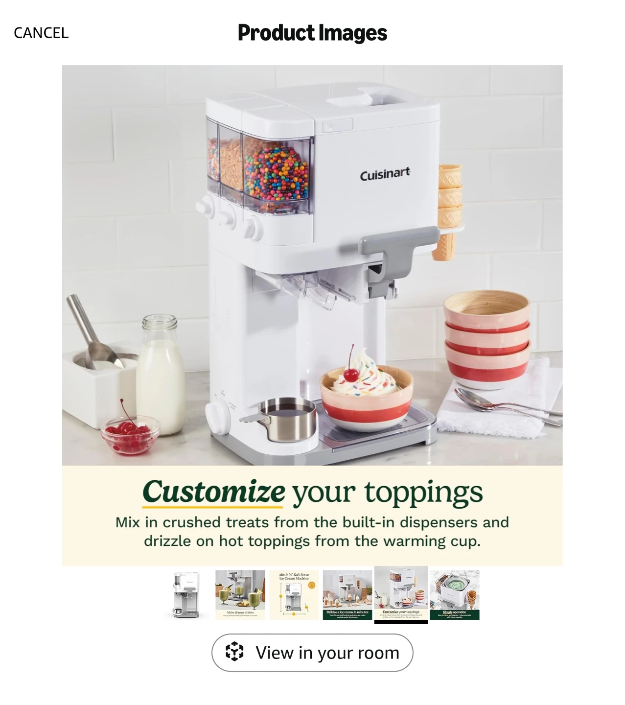 Cuisinart Mix It In Soft Serve Ice Cream Machine - photo 5