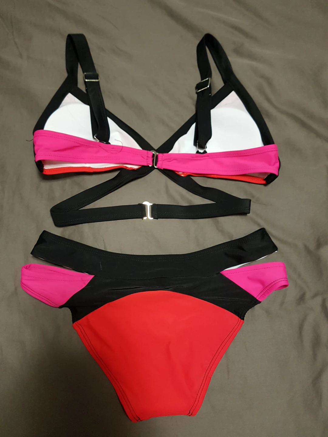 Colourful Two-Piece Bikini Set size Medium - photo 2