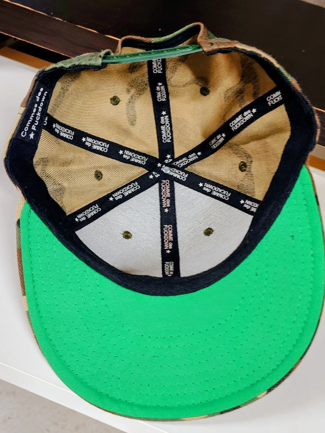 Comme des Fuckdown Camo Snapback Hat - photo 3