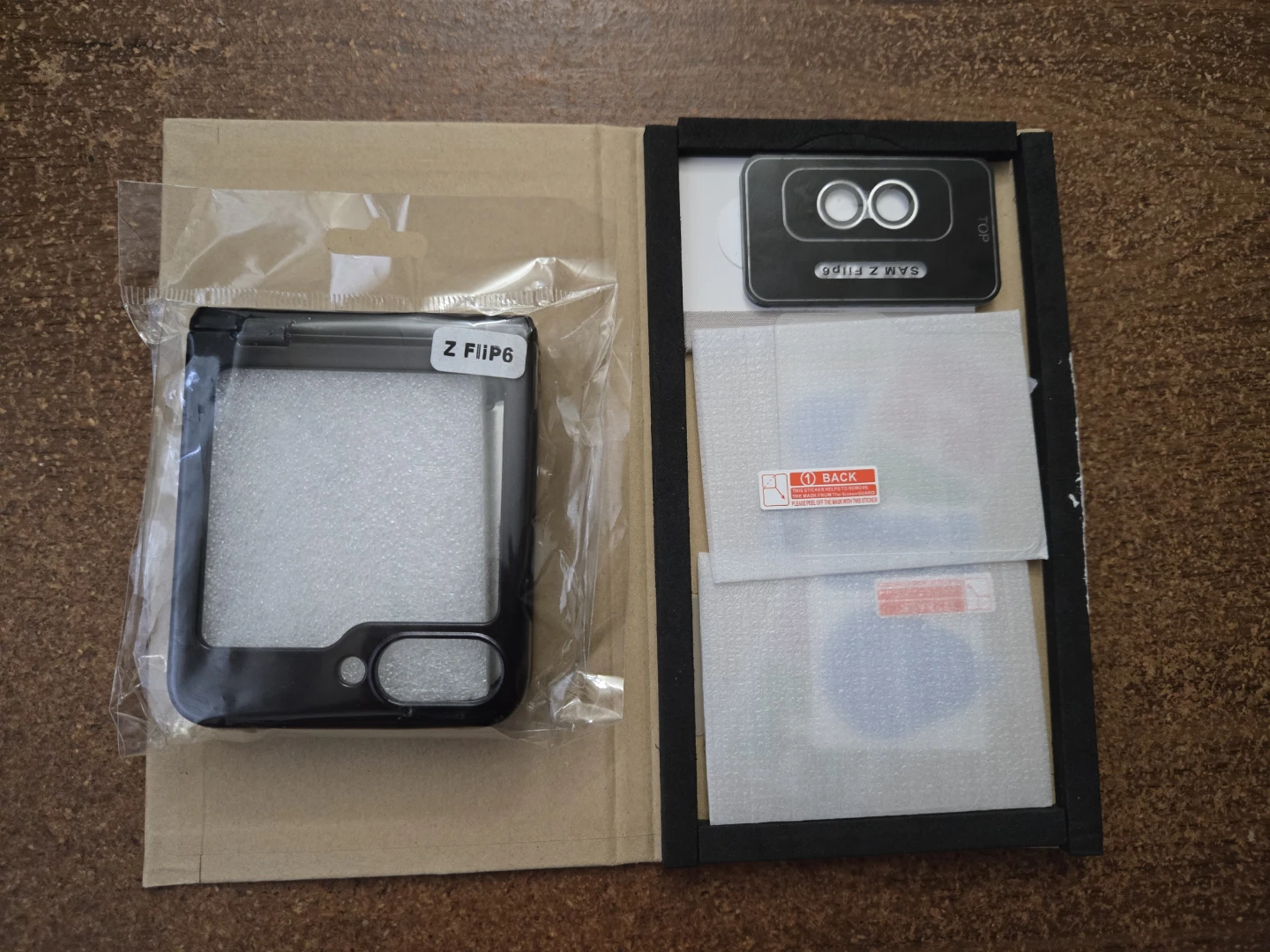 Samsung Z Flip6 Case with Screen Protectors