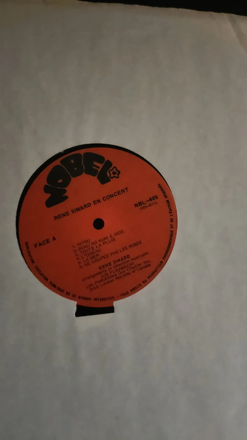 René Simard en concert Vinyl Record - photo 4