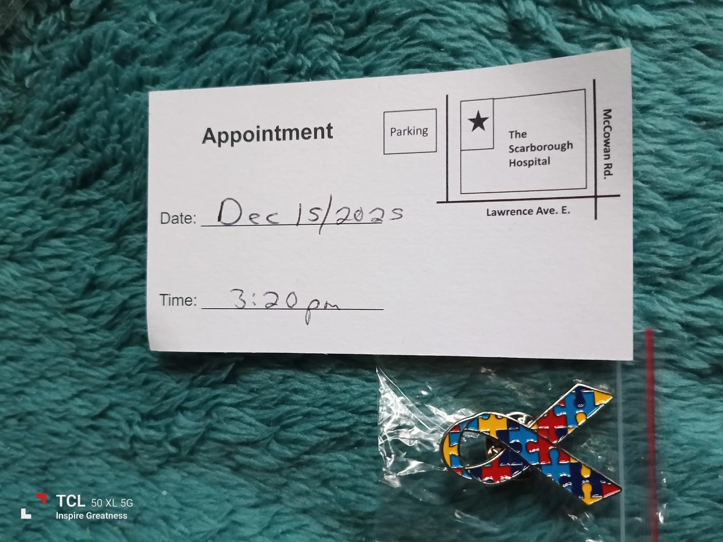 Autism Awareness Puzzle Ribbon Pins - 10 Pack - photo 5