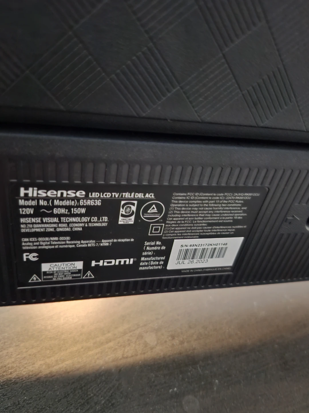 65inch 4K UHD HD TV - photo 4