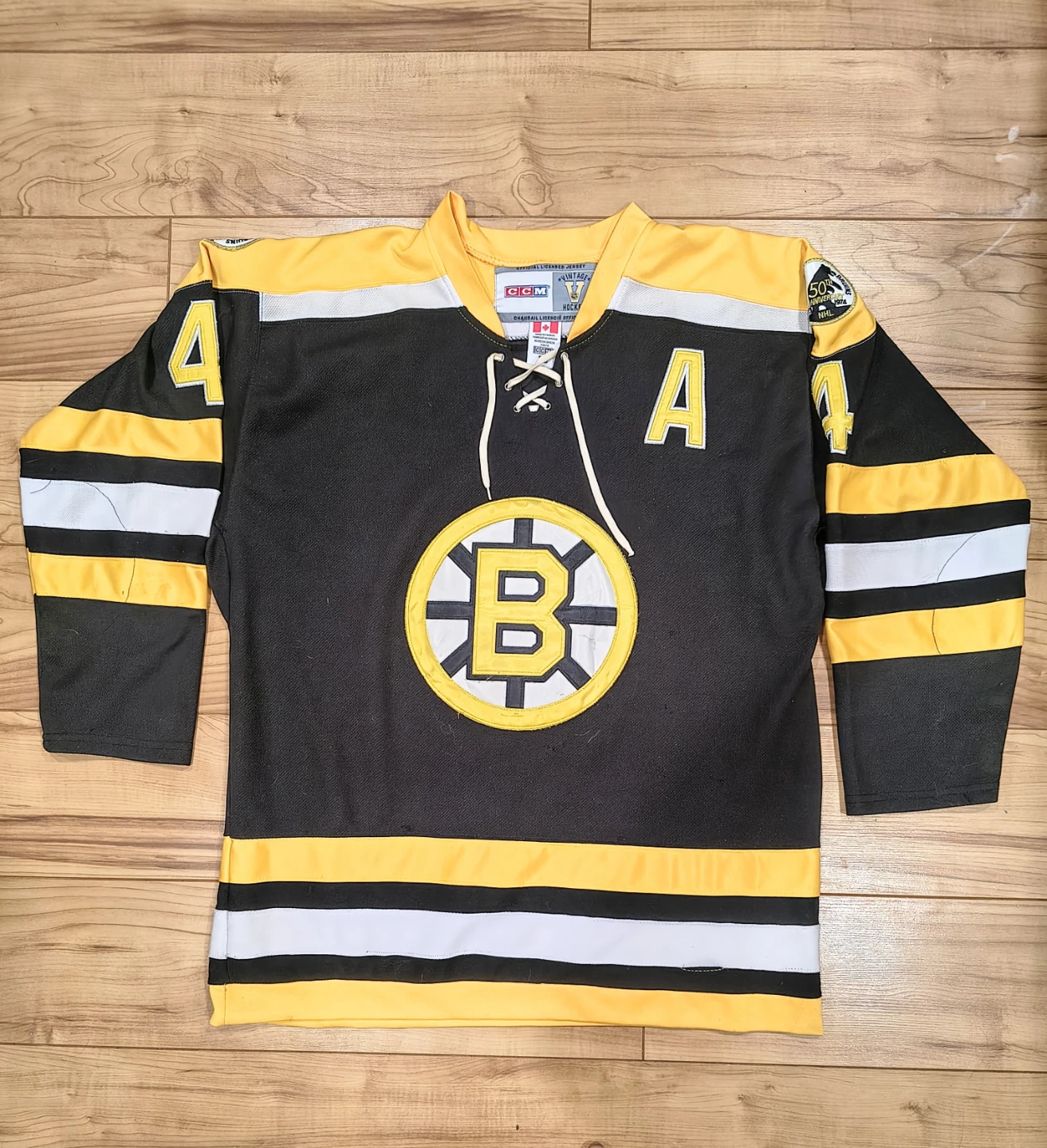 Boston Bruins Bobby Orr CCM Hockey Jersey - photo 2