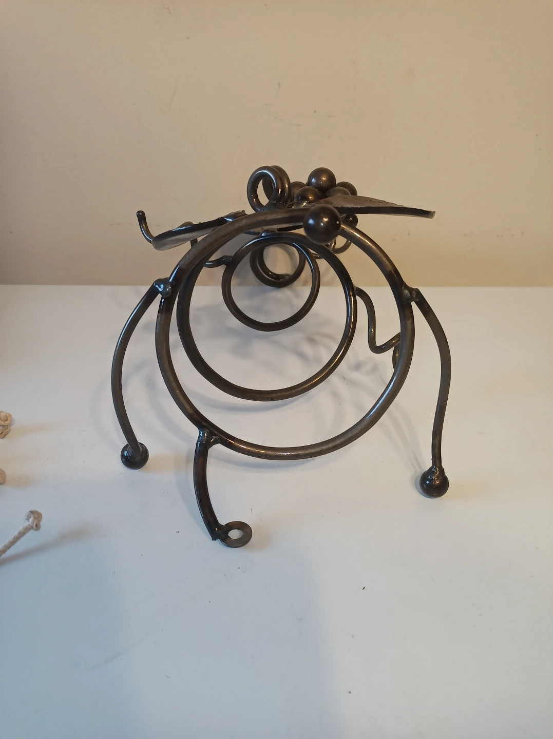 Wrought Iron&Macrame Plant Pot Holders - photo 2