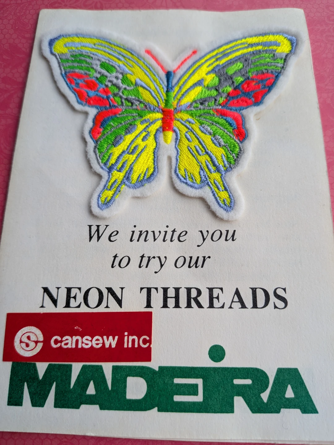 Madera Neon Threads Butterfly Patch - photo 4