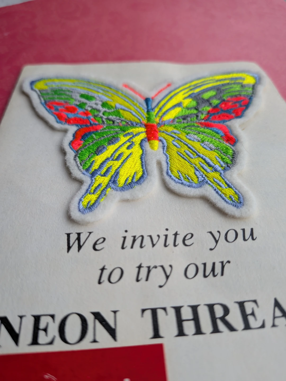 Madera Neon Threads Butterfly Patch - photo 5