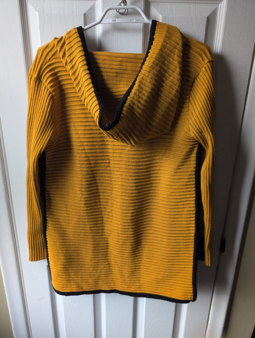 Yellow Hooded Cardigan - photo 2