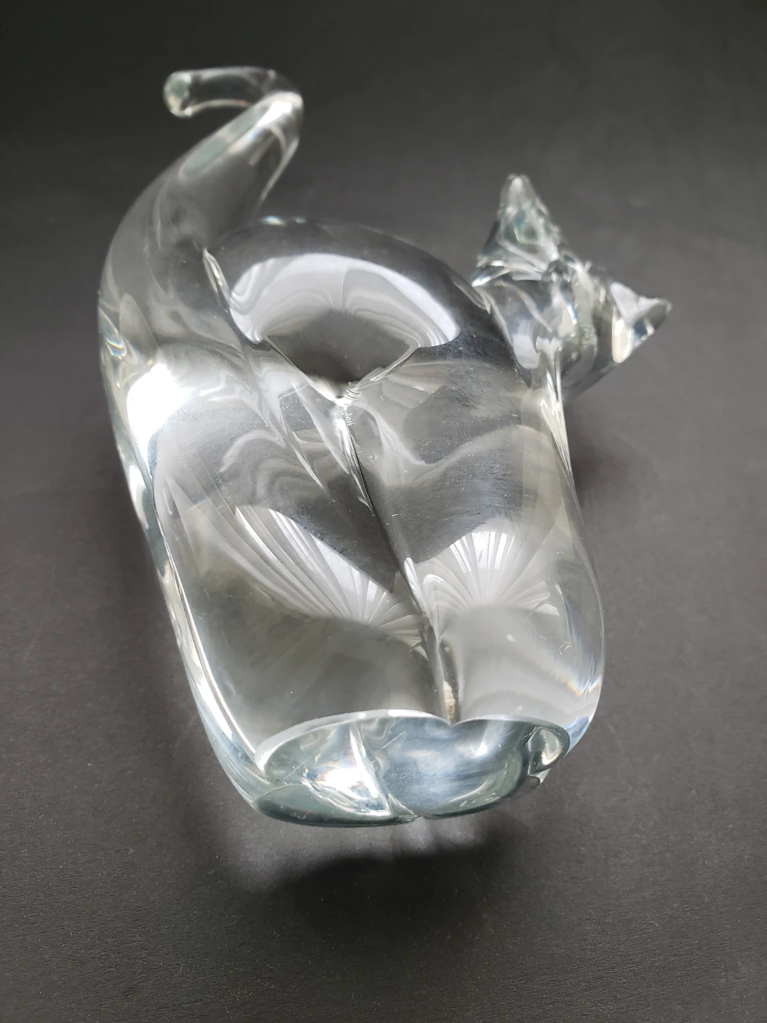 Chalet Riekes Clear Glass Cat Figurine - photo 4