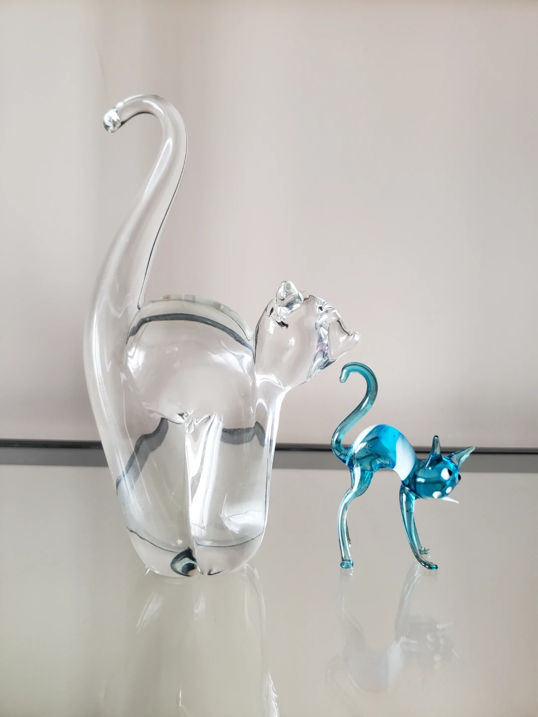 Chalet Riekes Clear Glass Cat Figurine - photo 5