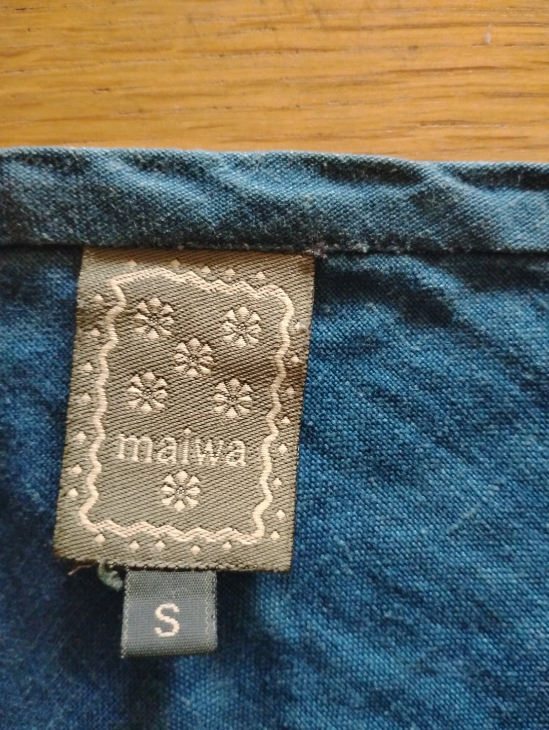 Maiwa Linen Blend DenimMaxi Skirt Size S - photo 2