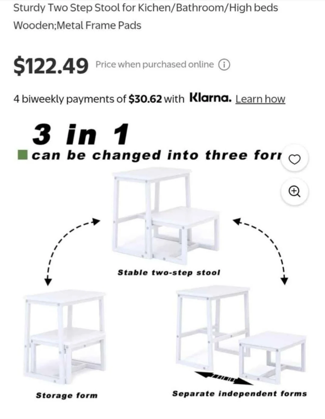 Step Stool for Adults ; Kids Holds up to Lb n Heavy Duty ... - photo 4