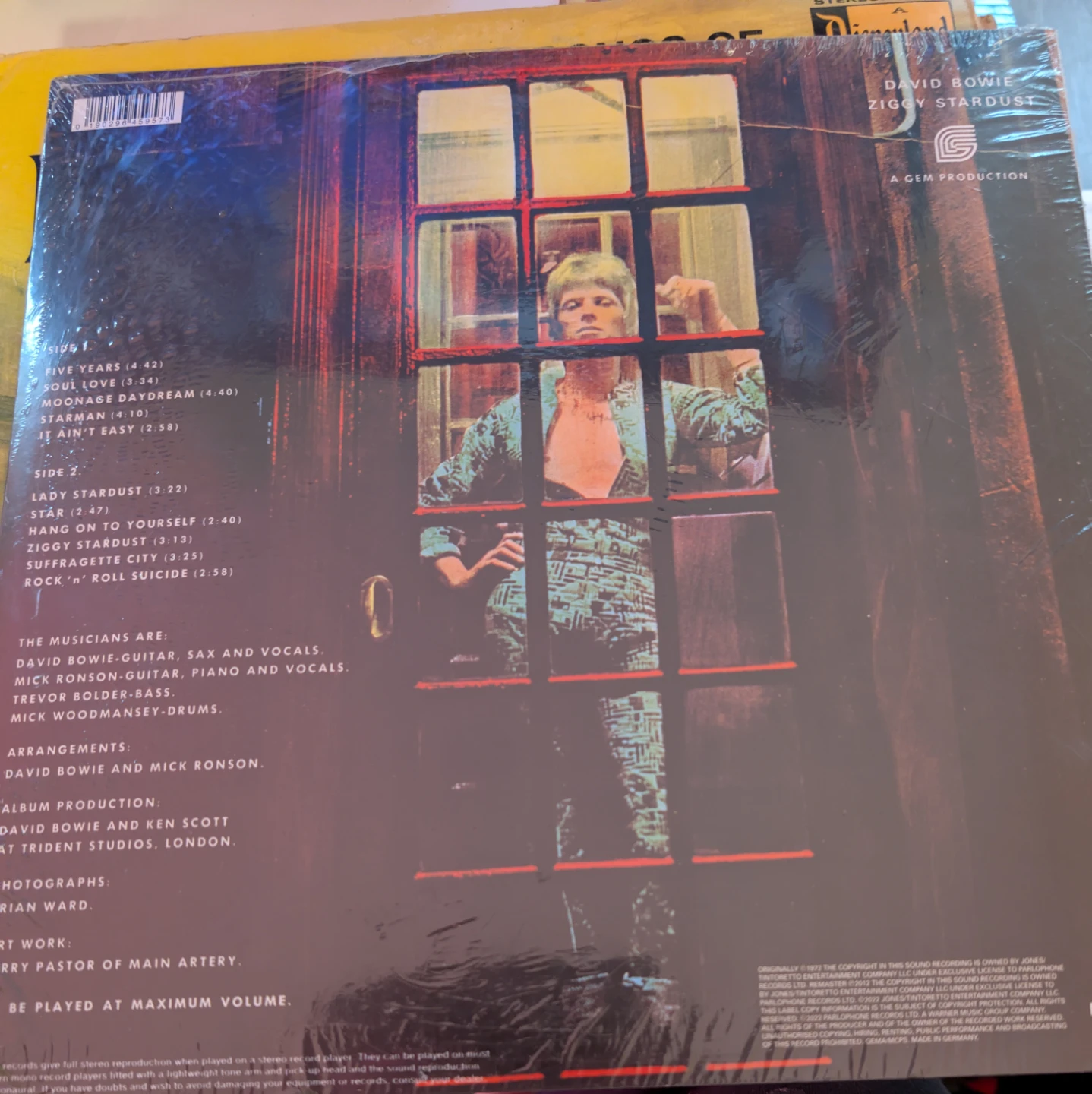 David Bowie Ziggy Stardust Picture Disc Vinyl - photo 3