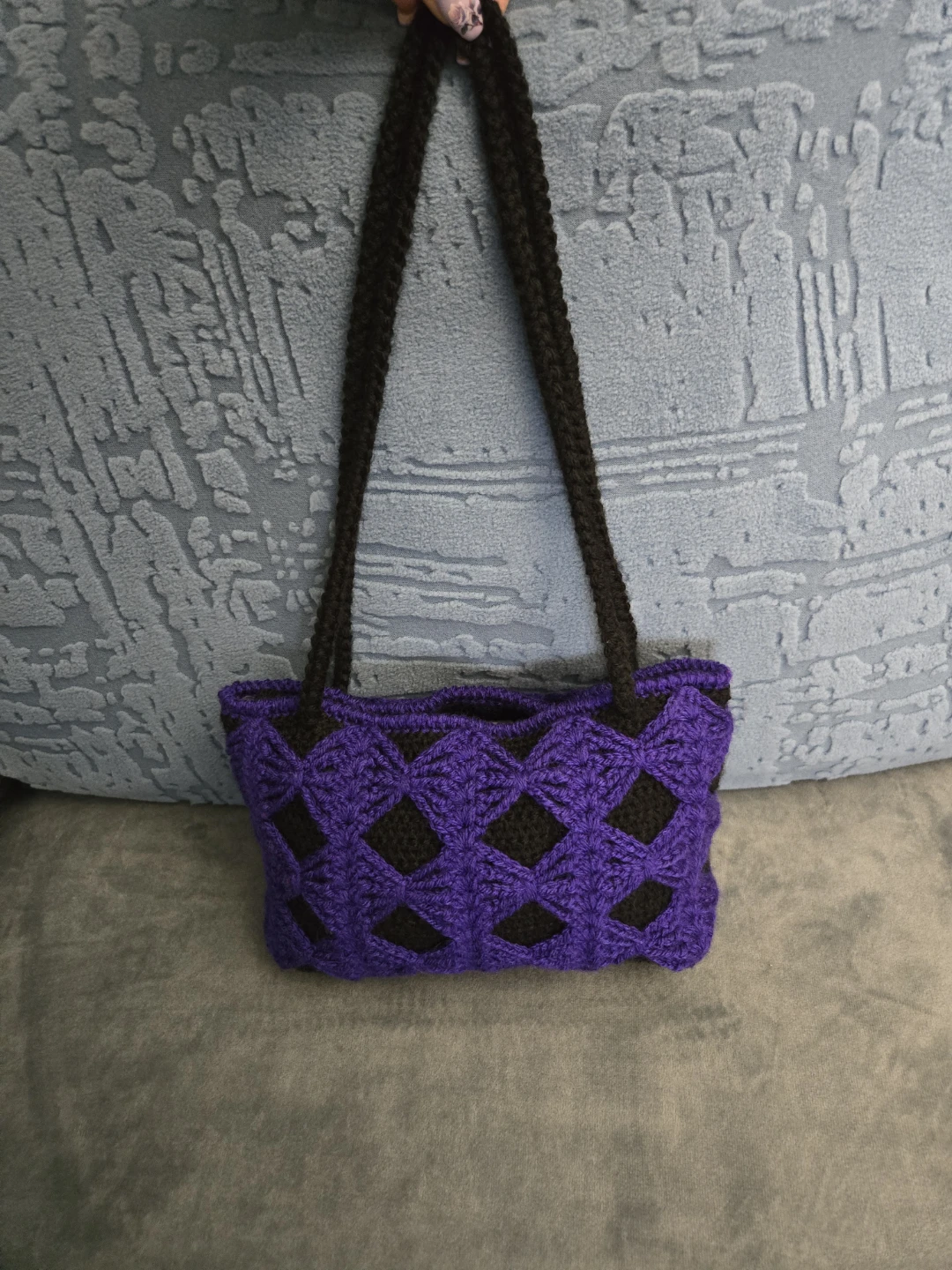 Crochet purse