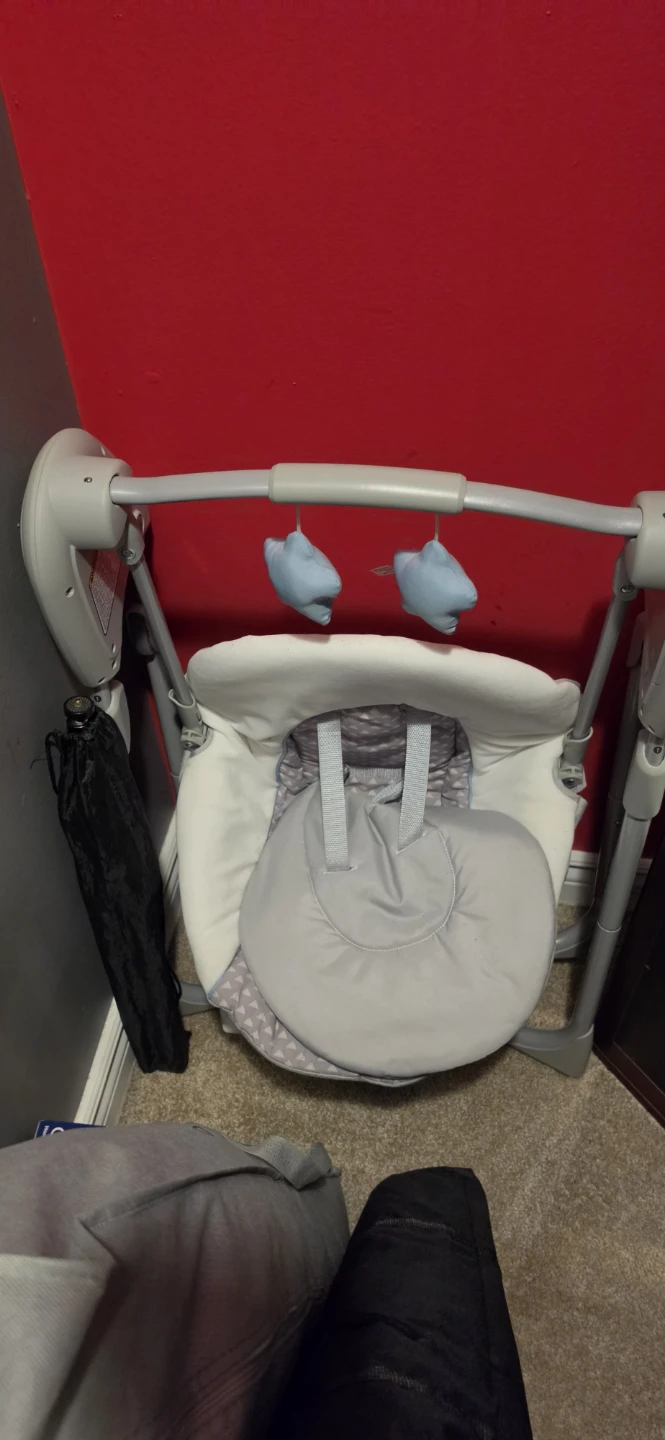 Fisher-Price Soothing Motions Plus Swing & Projector