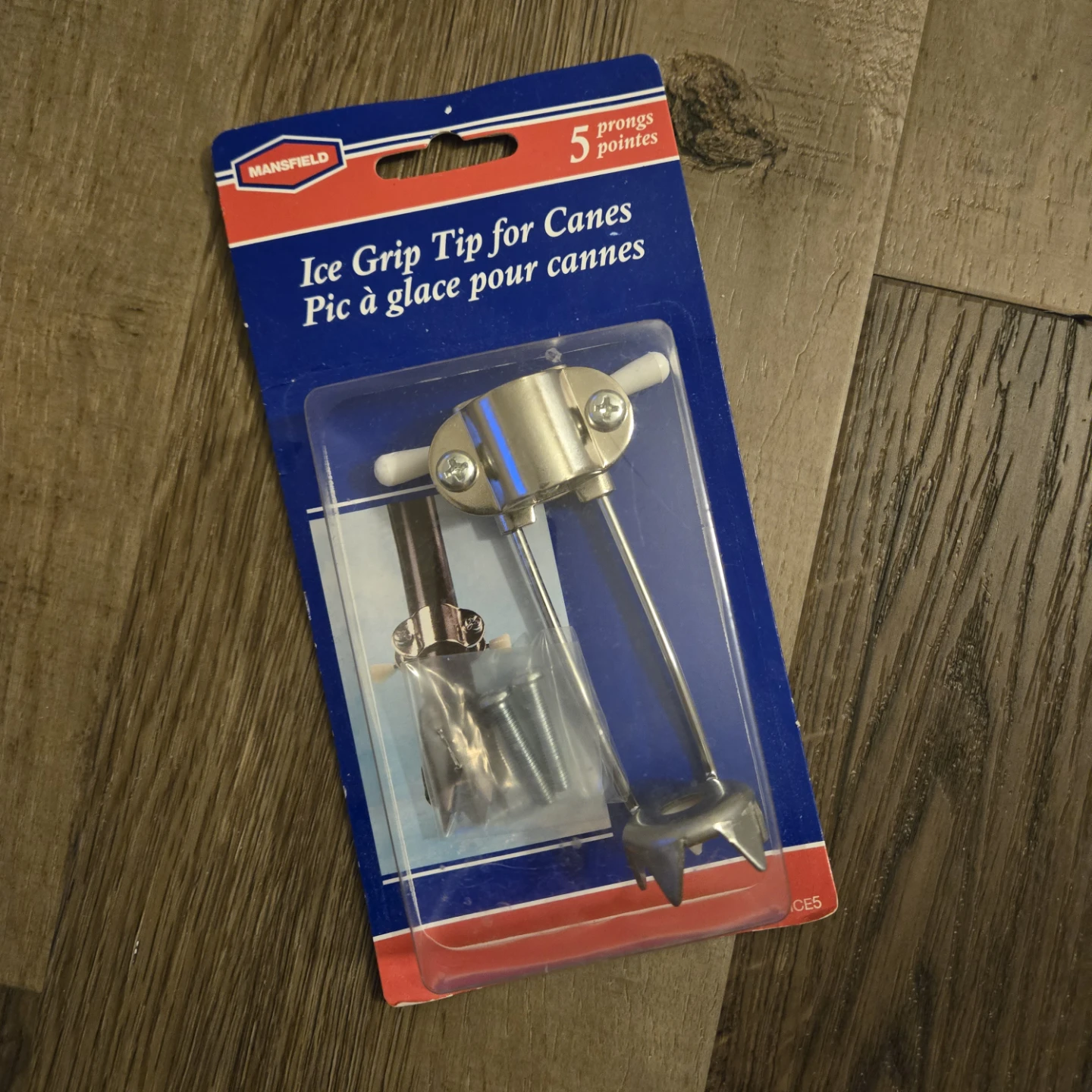 Mansfield 5-Prong Ice Grip Tip for Canes