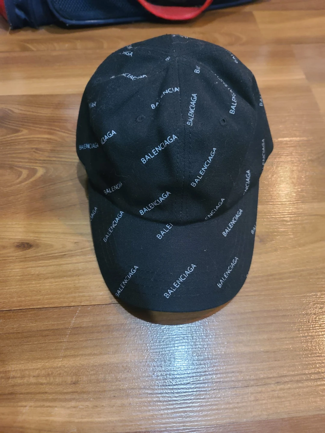 Balenciaga All Over Logo Baseball Cap