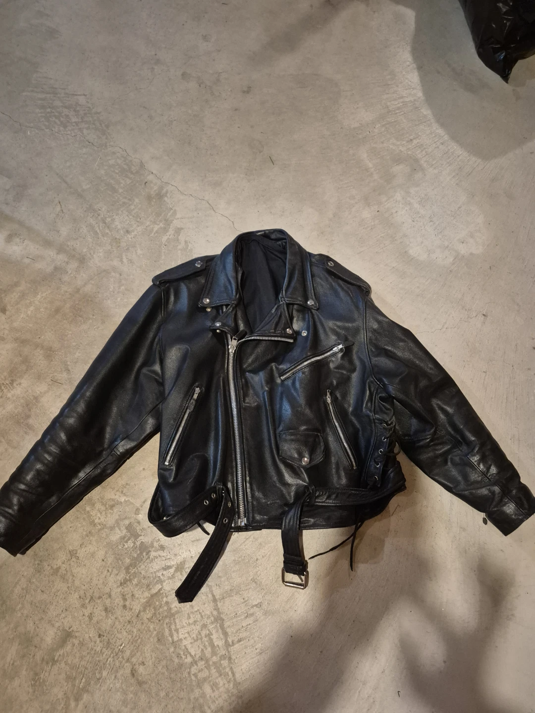 Motorcycle leather Jacket