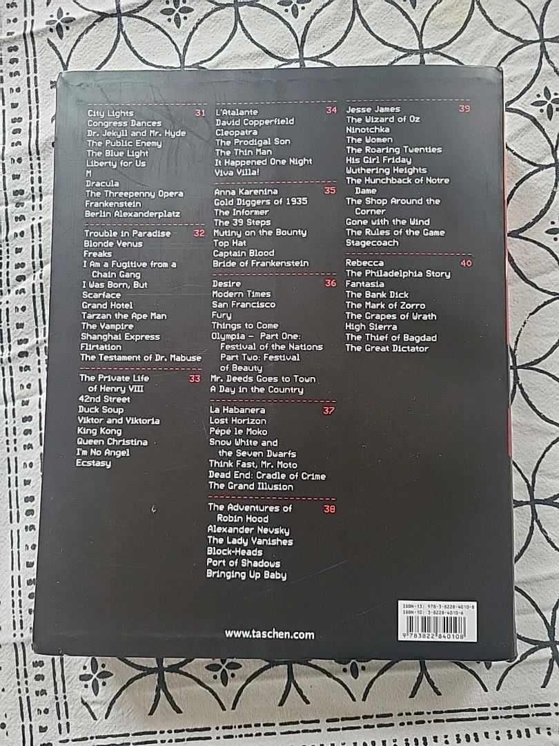 Movies of the 30s Book by Taschen - photo 2