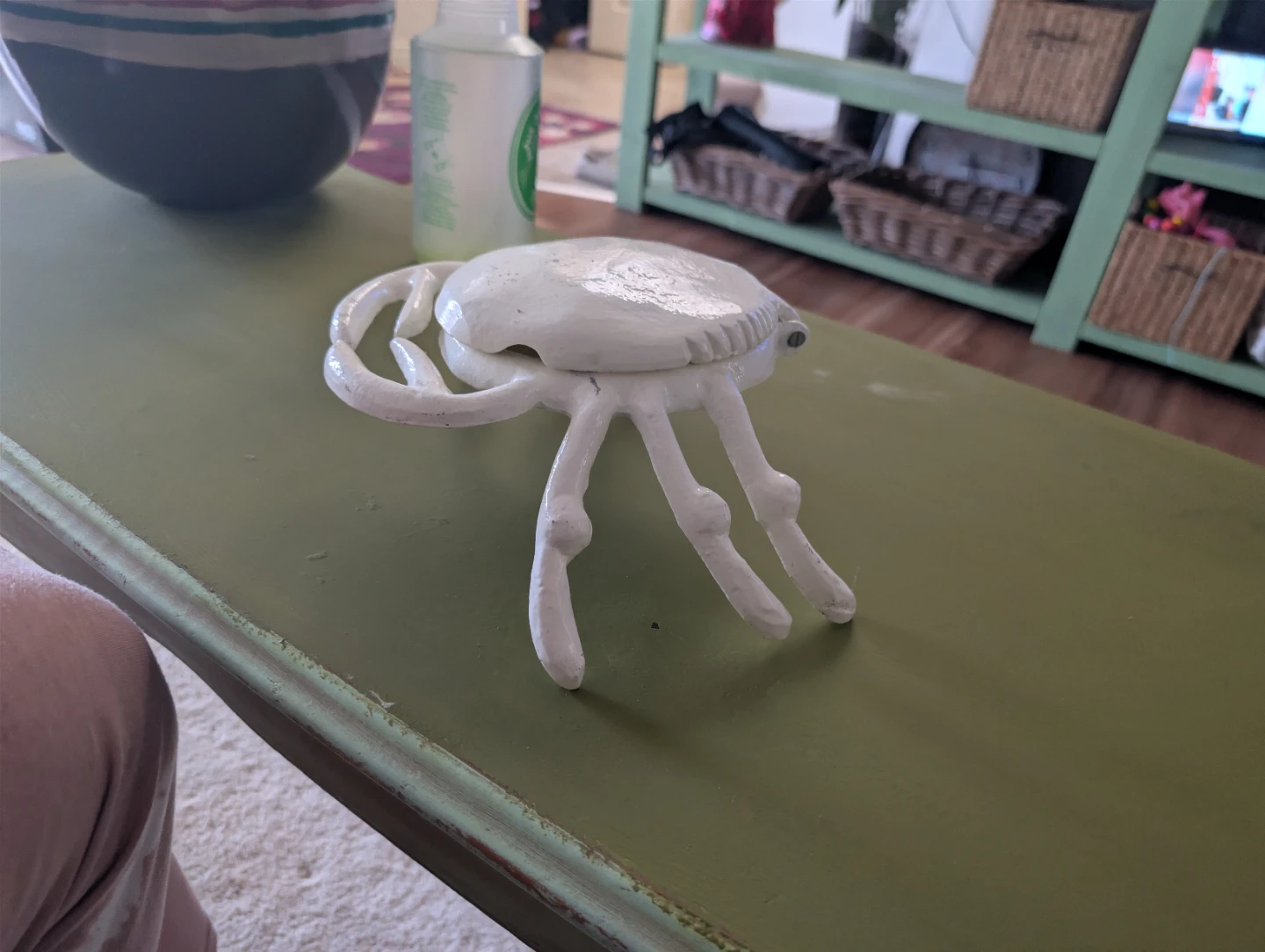 White Crab Trinket Box with Candies - photo 3