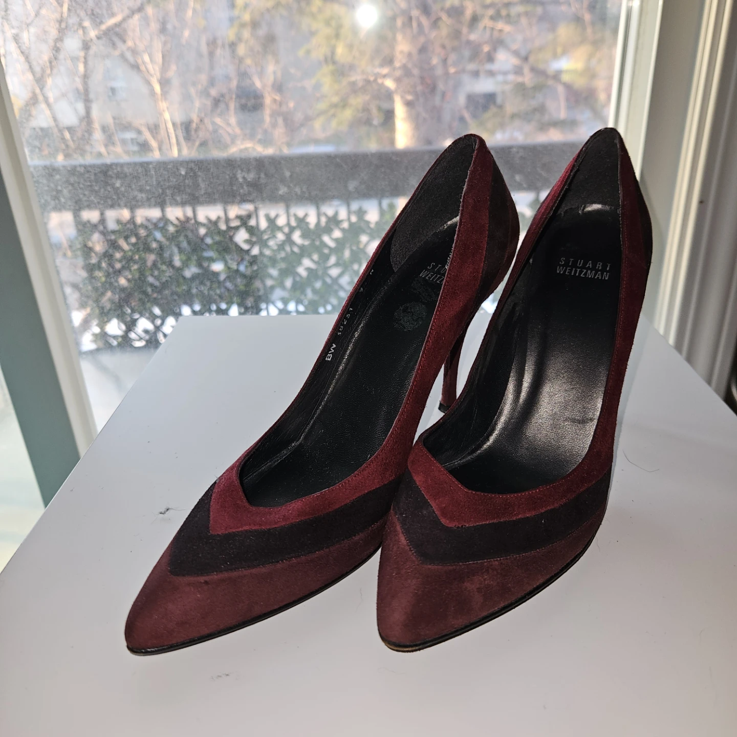 Stuart Weitzman Suede Heeled Pumps
