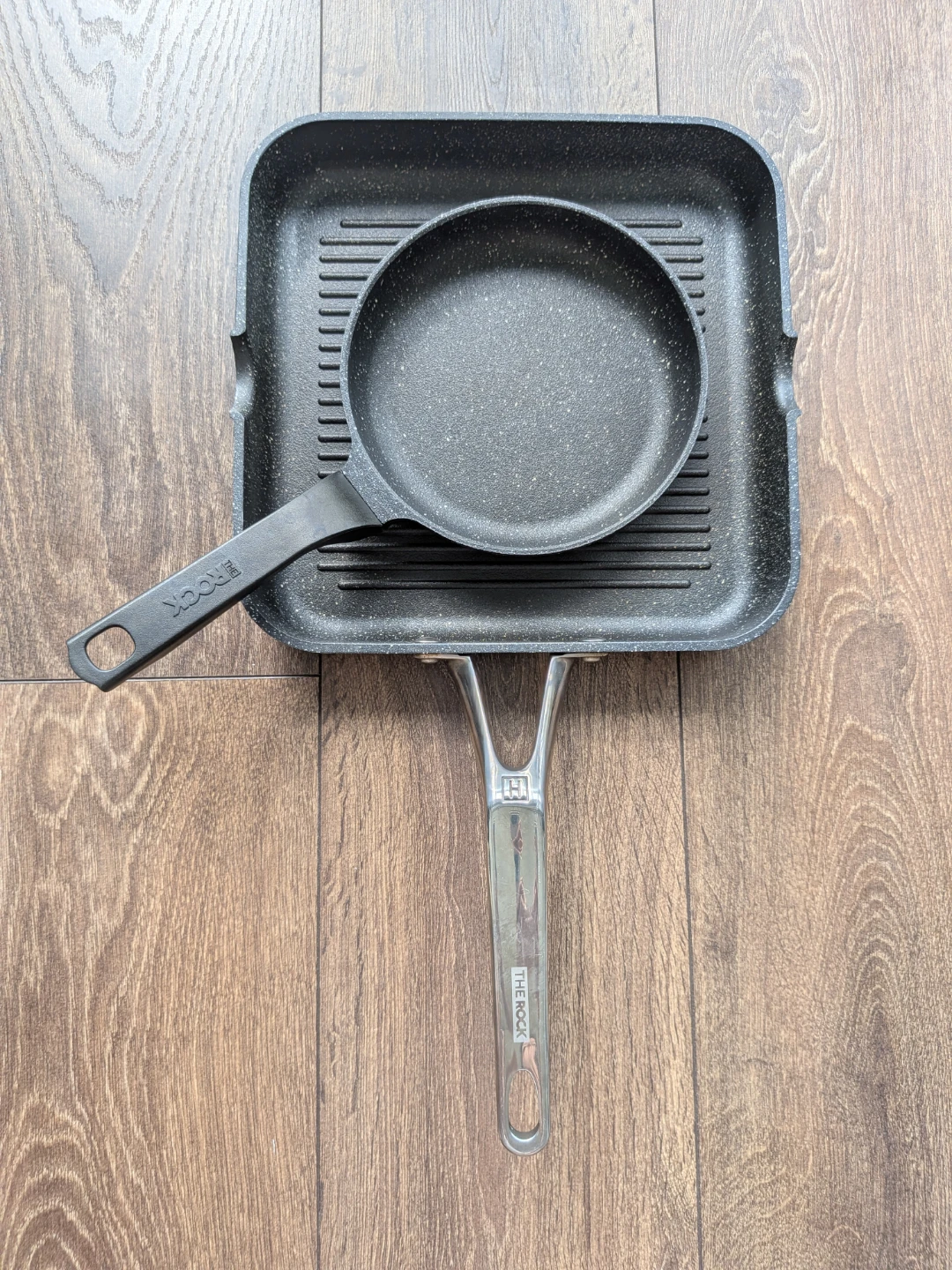 The Rock Frying Pan and Grill Pan Set - photo 2