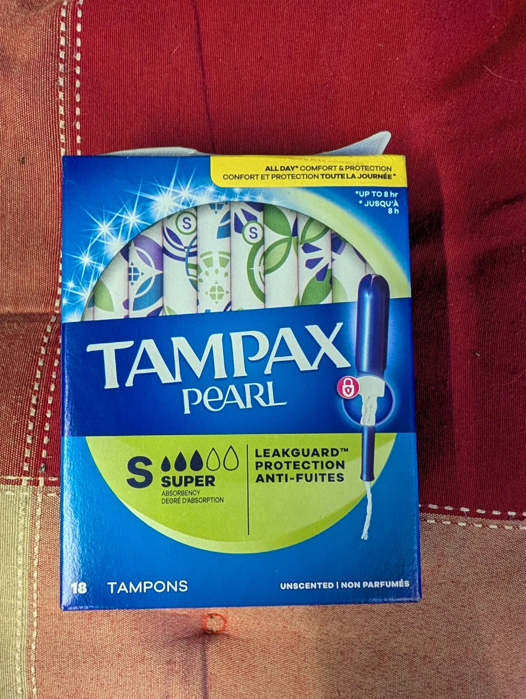 Tampax Pearl Super Absorbency Tampons - 18 Count