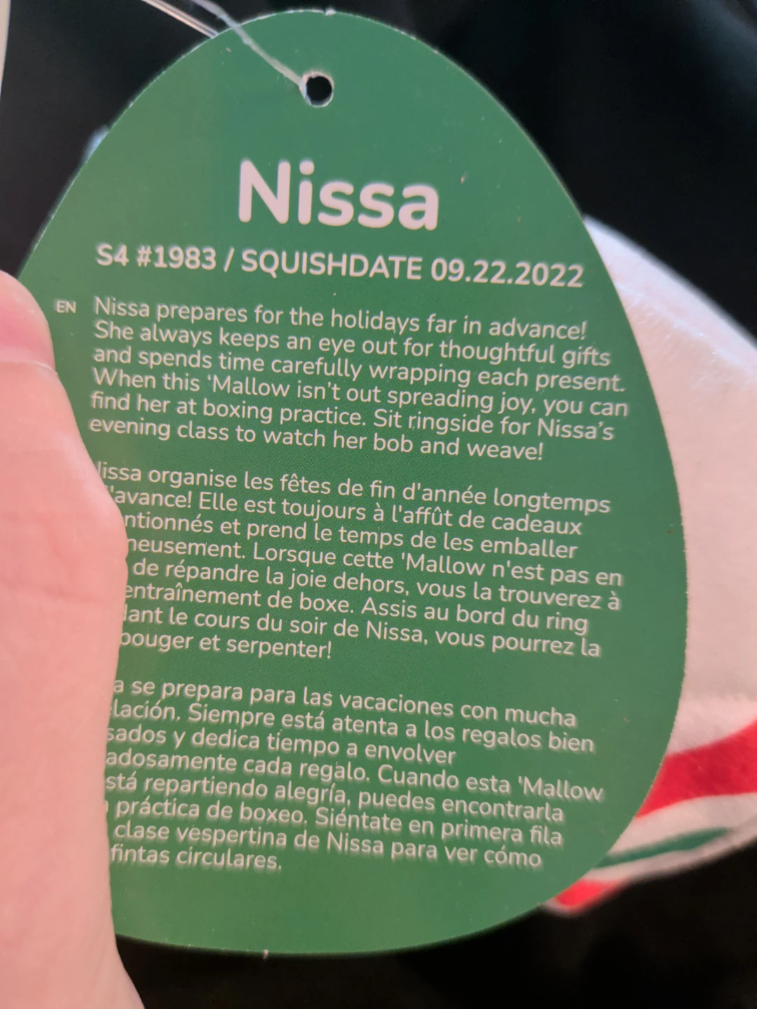 Squishmallows Nissa Plush Toy - photo 3