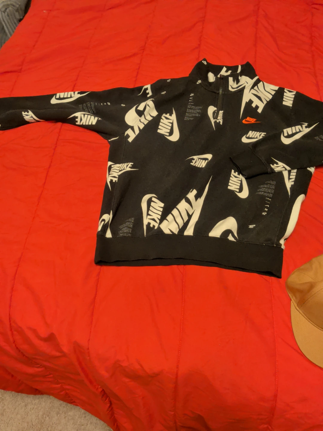 Nike All-Over Logo Sweatshirt and Pants Set Size M - photo 4