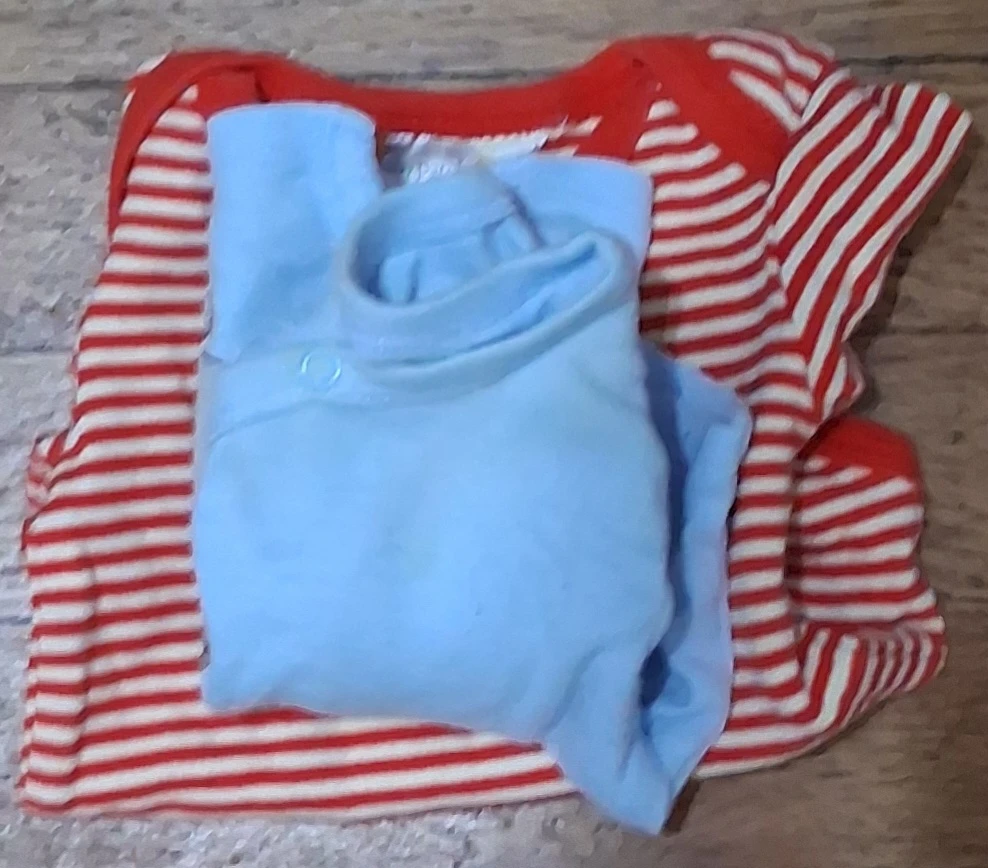 Gerber Baby Onesie & Carter's Wrap Shirt Set