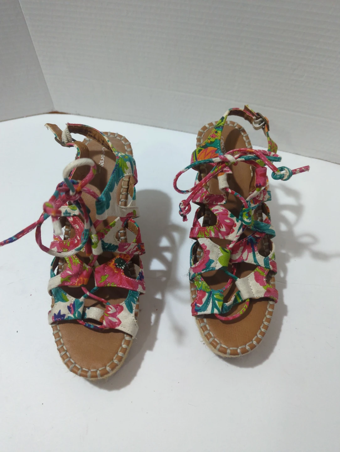 Floral Wedge Espadrille Sandals - photo 2
