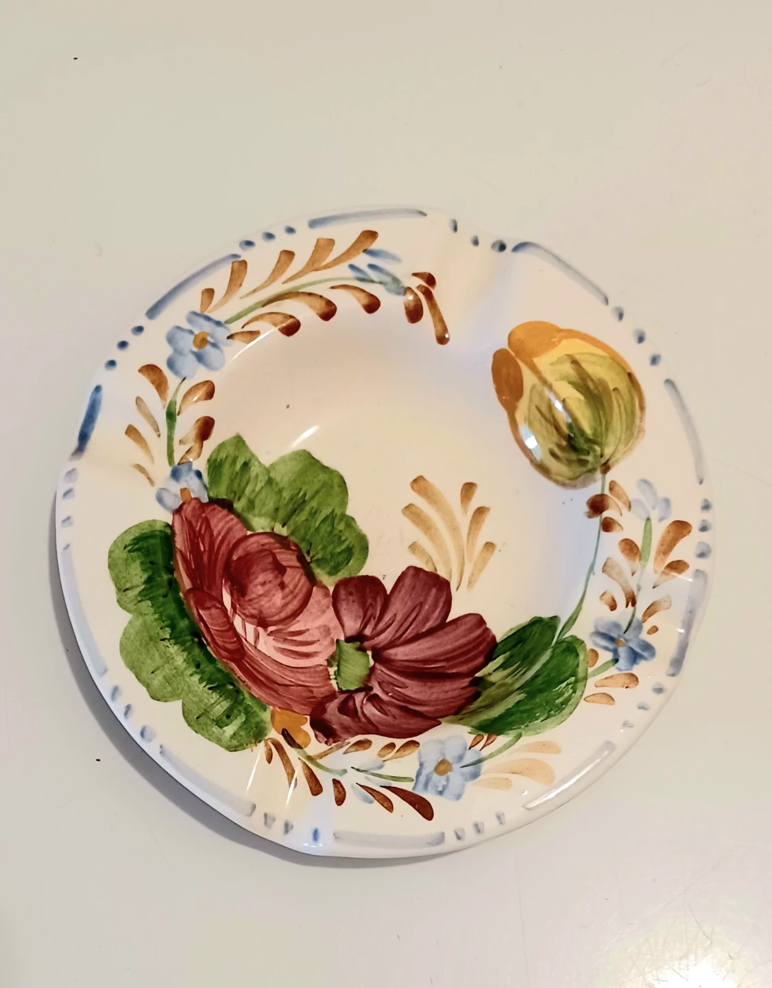 Vtg Mid Century Belle Fiore Ashtray
