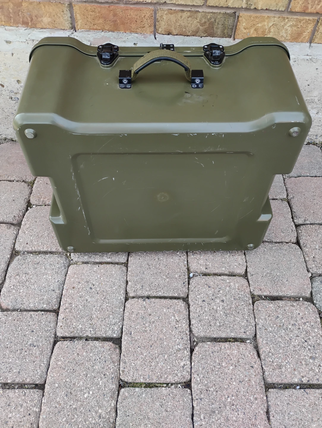 Olive Green Storage Case with Handle - photo 5