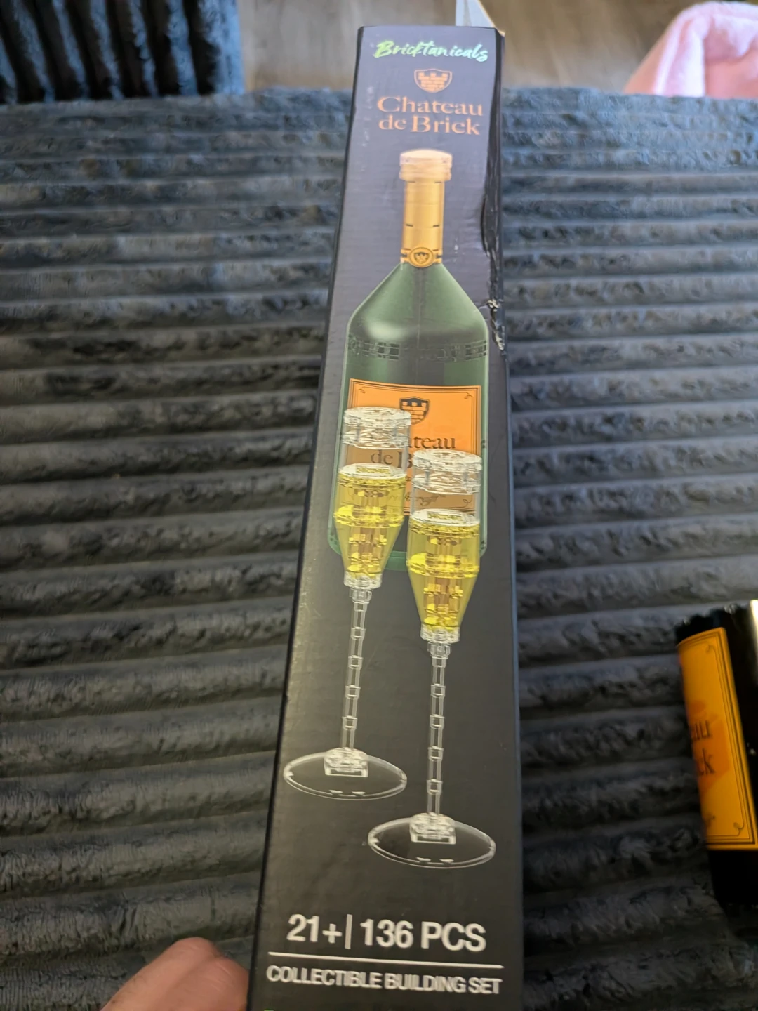 Brickcraft Chateau de Brick Champagne Bottle & Glasses Set 🌱 - photo 2