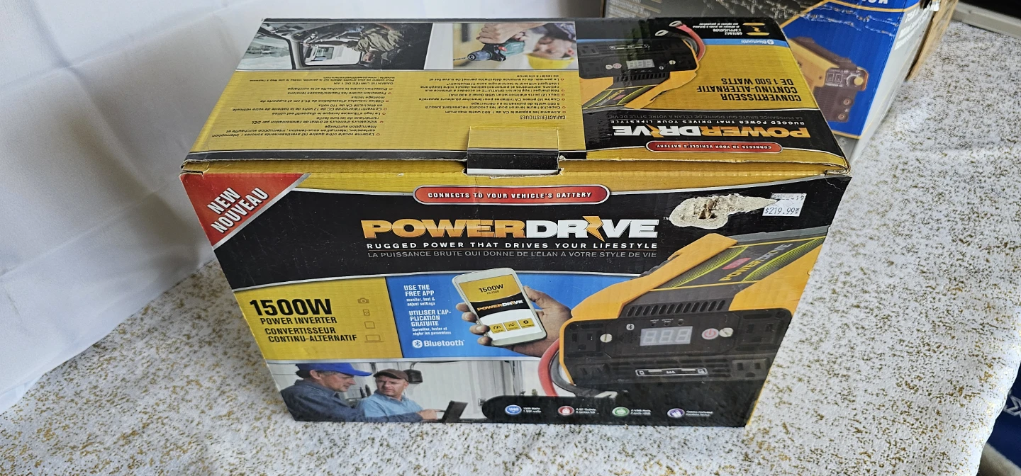 POWERDRIVE 1500W Power Inverter NEW
