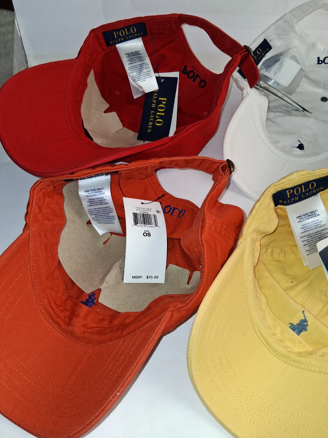 6- Piece Ralph Lauren Polo Hats - Assorted Colors - photo 5