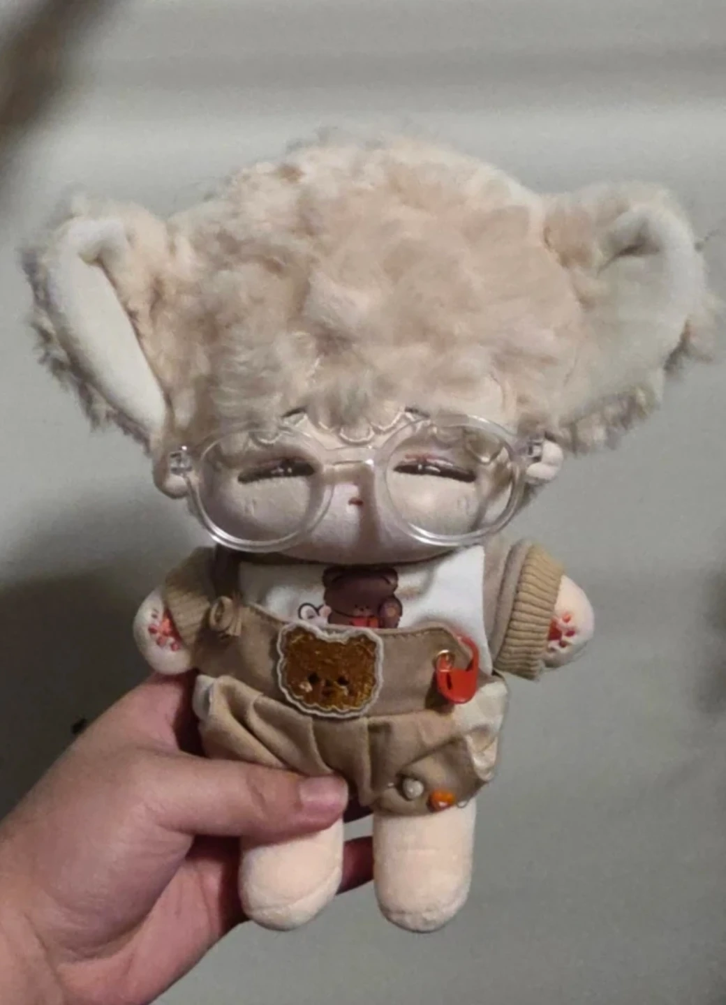 20cm Poseable Cotton Doll with Skeleton
