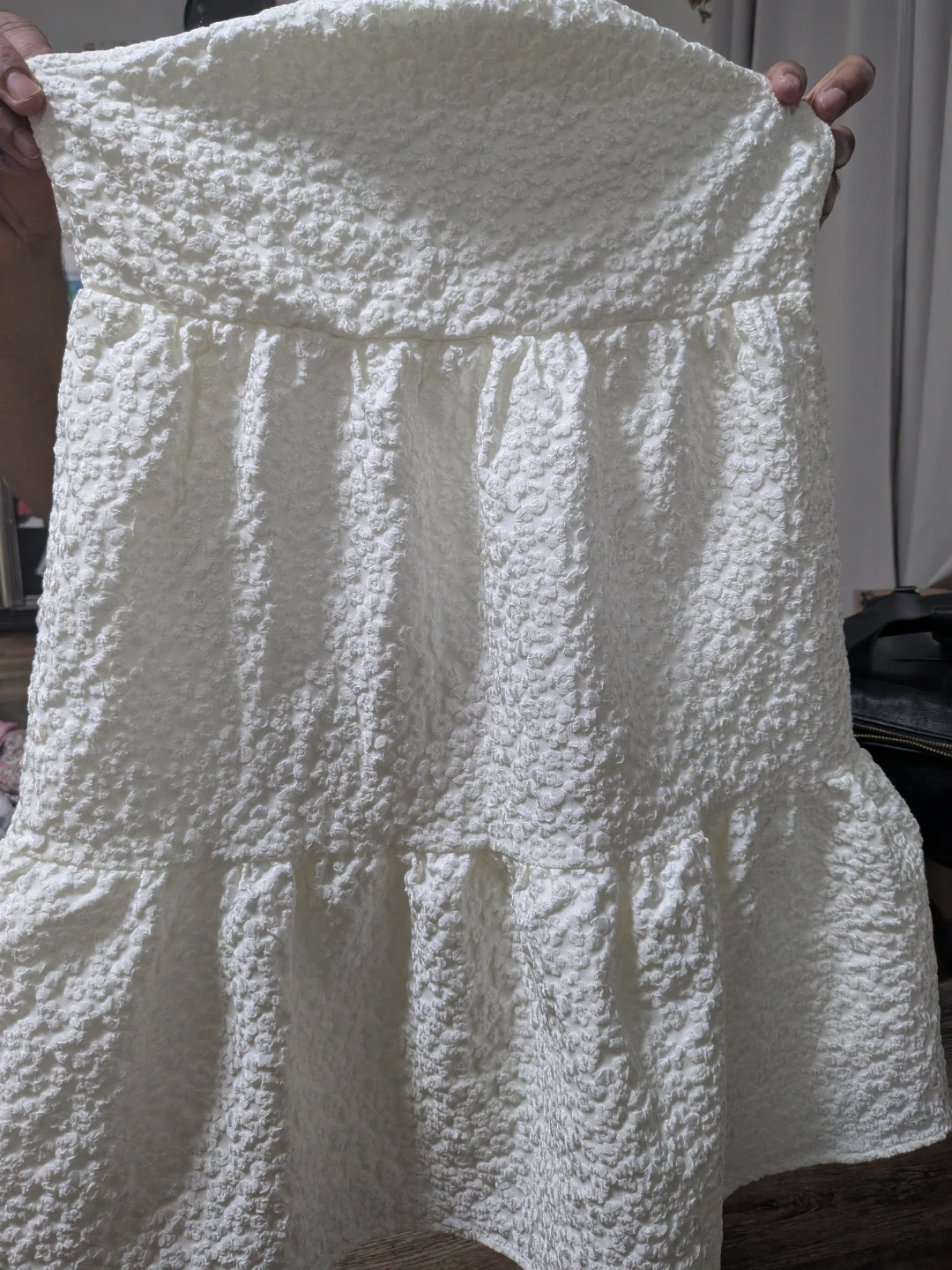 Girls' Navy Blue Dress with Sequin Bow - photo 5