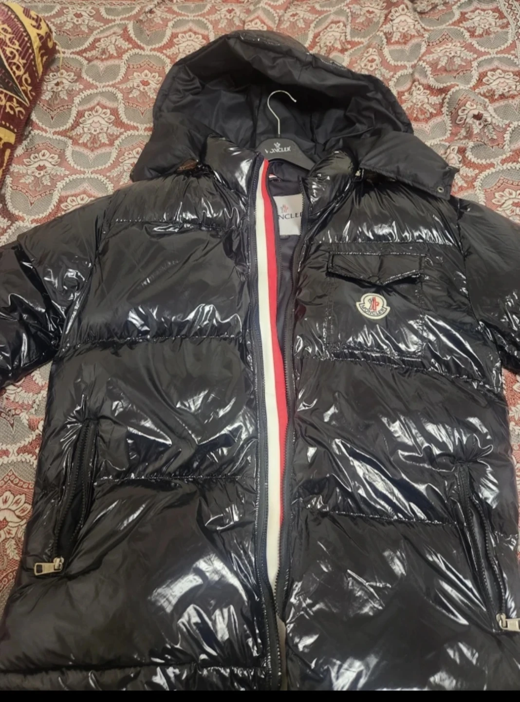 Moncler Black Puffer Jacket Size L - photo 2