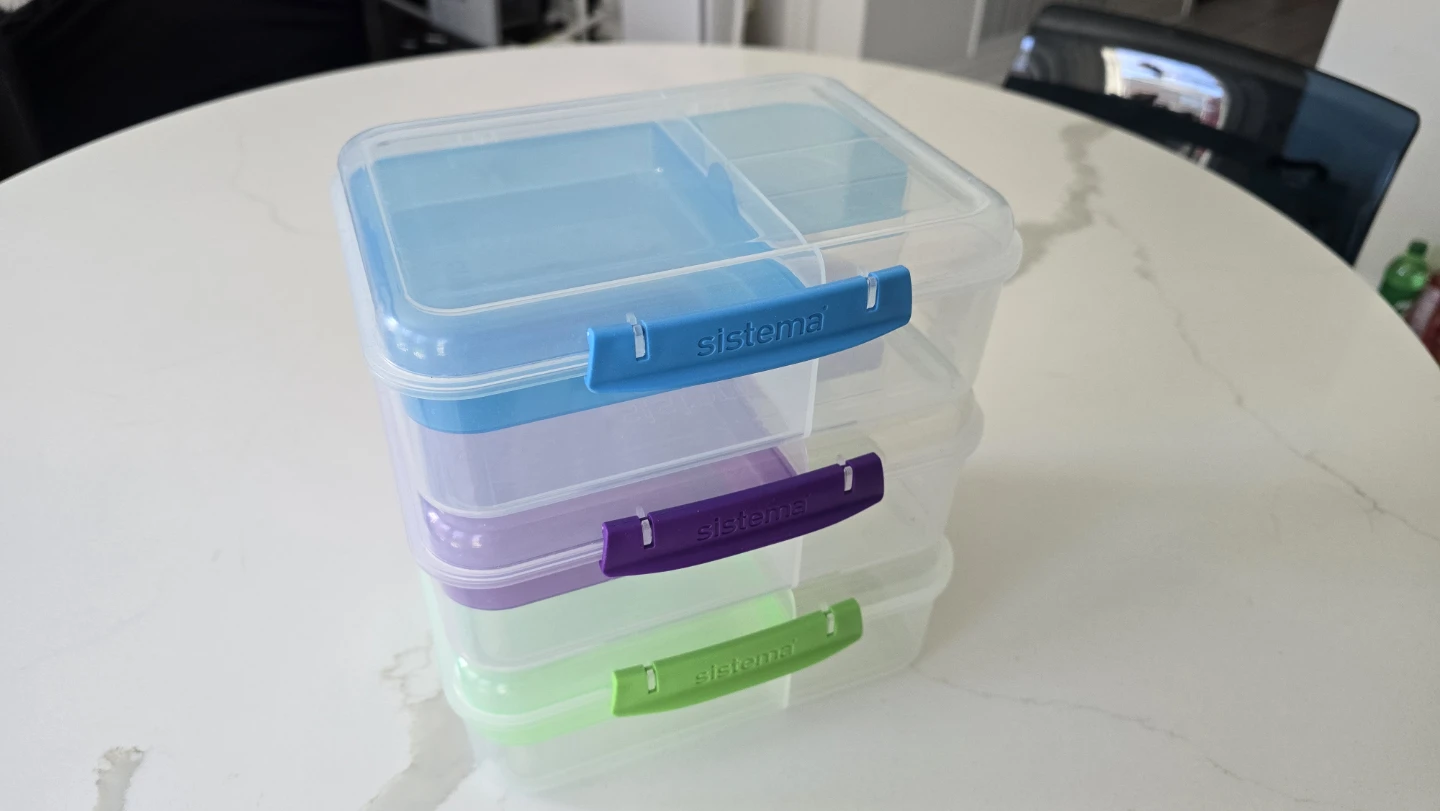 Set of 3 Sistema Bento Lunch Box