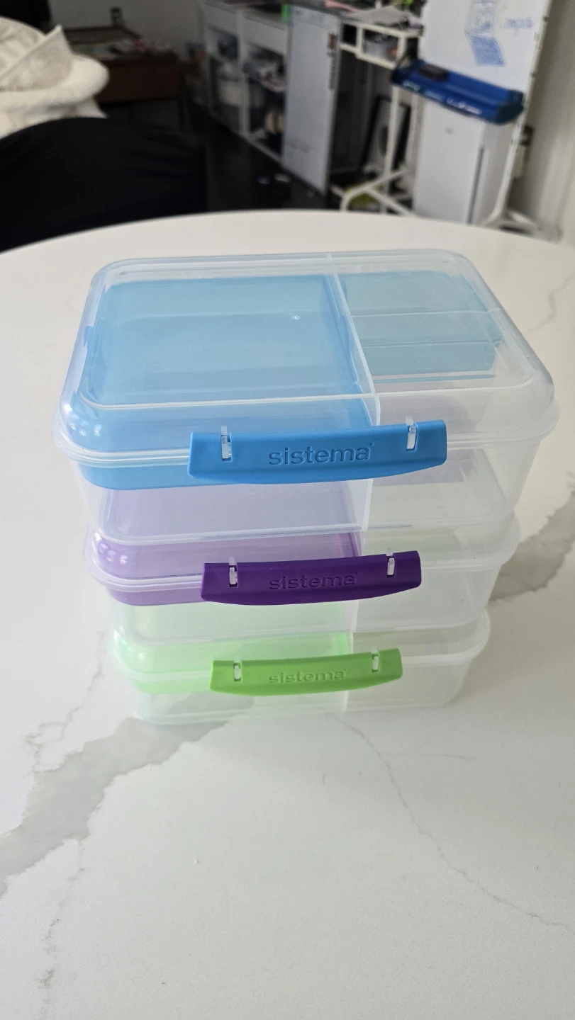 Set of 3 Sistema Bento Lunch Box - photo 3