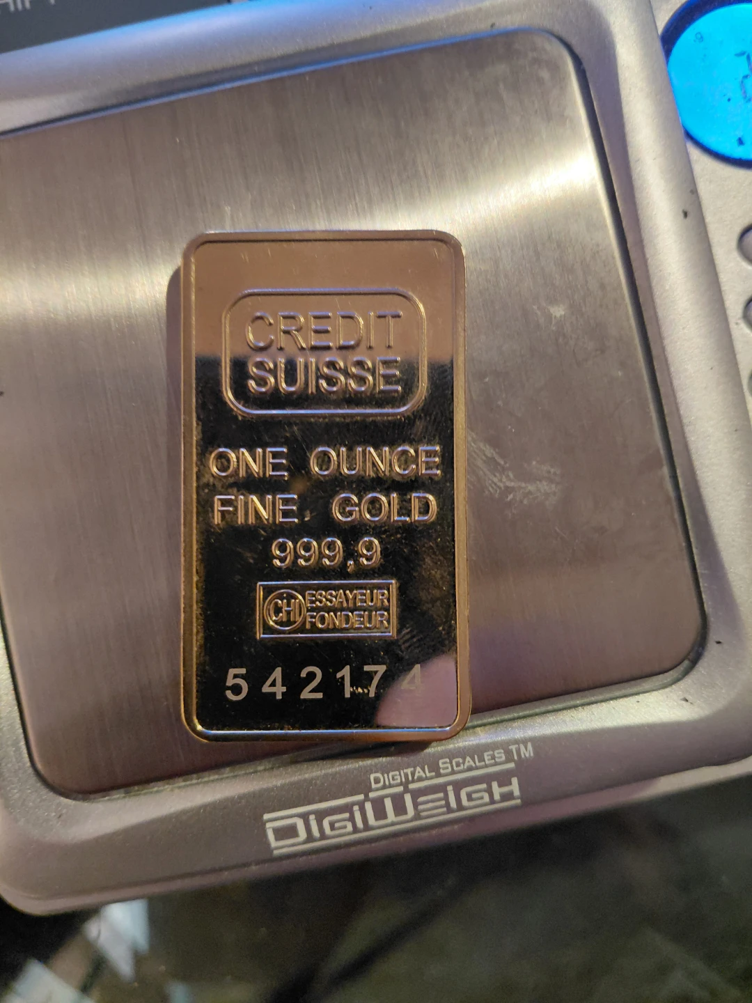 Credit Suisse One Ounce Fine Gold Bar - photo 2