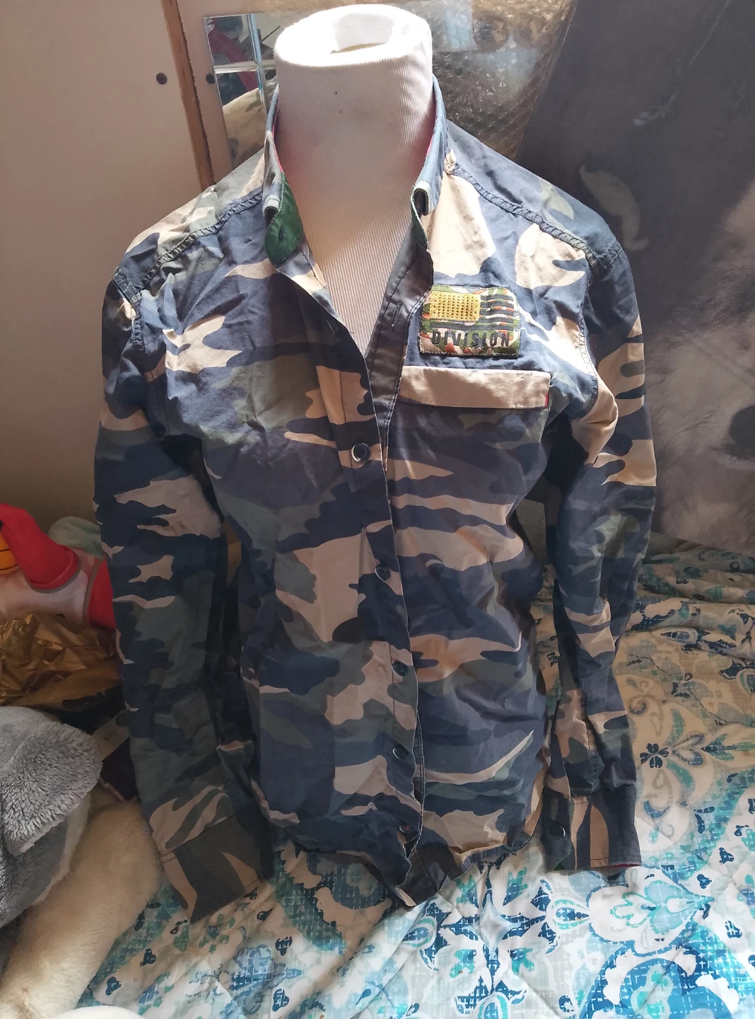 Copperstone Camouflage Button-Up Shirt