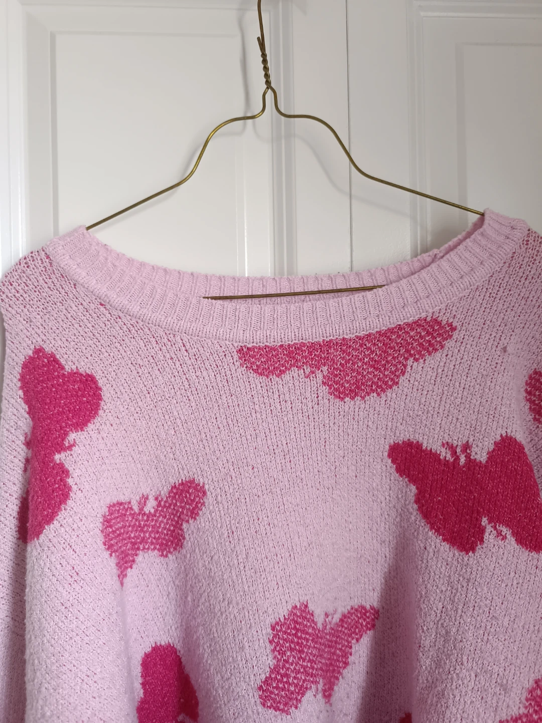 Pink Butterfly Knit Sweater - photo 3