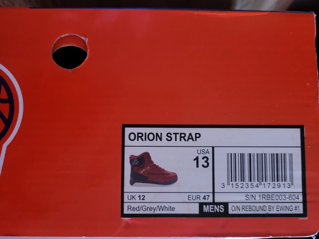 Patrick Ewing ORION STRAP Red/Grey/White Men's US 13 Sneakers - photo 2